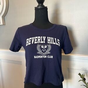 Beverly Hills Badminton Club Navy T-Shirt